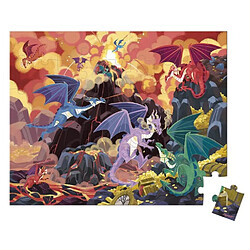 Juratoys-Janod Puzzle terre de dragons 54 pieces