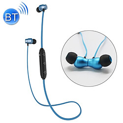 Wewoo Oreillette Bluetooth IPX4 Écouteurs Magnétiques Étanches Sans Fil V4.1 Stéréo In-Ear Casque, Pour iPhone, Samsung, Huawei, Xiaomi, HTC & Autres Smartphones Bleu