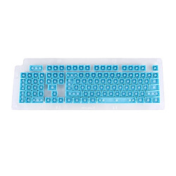 Avis Wewoo Pour clavier mécanique bleu 104 touches Double Shot PBT Keycaps rétro-éclairé