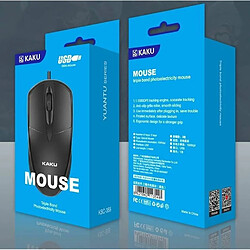 iKAKU KSC-355 Souris d'ordinateur optique avec 3 boutons 1500 DPI USB Noir pas cher