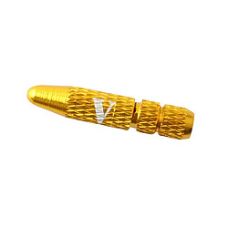 Embout De Câble De Vélo Embout De Bicyclette 18.4x3.7mm Embouts à Sertir Embouts Manette De Vitesse Doré