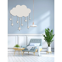 EPIKASA Décoration Murale en Métal Petit nuage 2 pas cher