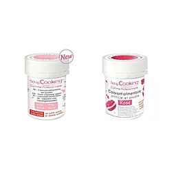 Scrapcooking 2 colorants alimentaires en poudre - rose poudré-rose