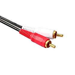 Câble double RCA vers XLR mâle pas cher