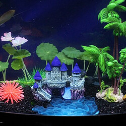 Universal Château résine décoration aquarium aménagement paysager décoration rocaille simulation château aquarium décoration accessoires décoration maison | Décorations