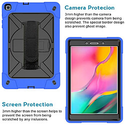 Acheter Wewoo Housse Coque Pour Galaxy Tab A 8.0 2019 T290 Contrast Color Silicone + PC Combination Case with Holder Dark Blue + Black