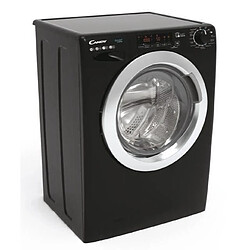 Lave-linge hublot CANDY CSS1410TWMCBE/FR - 10 kg - Induction - Vapeur - 1400 trs/min - Classe A - programmes rapides - Noir