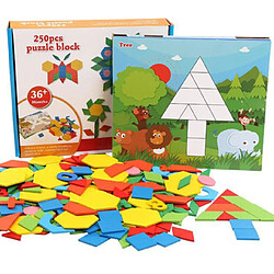 Universal Jouets en bois Formes géométriques Puzzle Tan Éducation Bébé Apprentissage Jouets en bois Jeux pour enfants | Puzzles