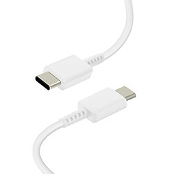 Câble USB-C vers USB-C 60W Charge et Synchronisation 1m Original Samsung Blanc