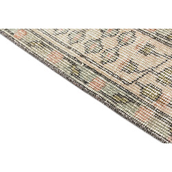 Avis Vidal Tapis de laine 236x137 beige Ultra Vintage