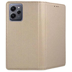 Acheter Htdmobiles Housse pour Xiaomi Redmi 12 4G / 5G / Poco M6 Pro 5G - etui coque pochette portefeuille + verre trempe - OR MAGNET