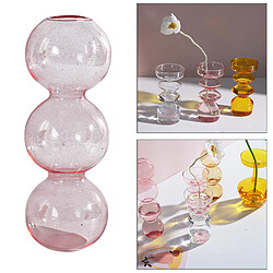 Avis Fleur Vase En Verre Transparent Fleur Bourgeon Titulaire