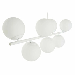 Acheter Suspension DKD Home Decor 98 x 45 x 30 cm Verre Métal Blanc 50 W