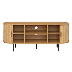 Bestmobilier Kofu - meuble tv - bambou - 140 cm