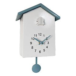 Horloge Murale Coucou Chambre D'enfant Horloge Pendule Montre Décoration Murale Gris