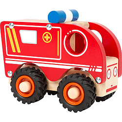 Small Foot Voiture d'Ambulance en Bois