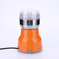 Acheter Universal Broyeur à café automatique électrique portable Broyeur à café électrique en acier inoxydable Herbes, épices, céréales, grains de café(Orange)