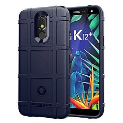 Wewoo Coque Souple Housse de protection en silicone antichoc Rugged Shield Full Coverage pour LG K12 + bleu