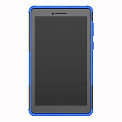 Avis Coque en TPU cool pneu hybride avec béquille bleu pour votre Lenovo Tab E7 7.0 7104F