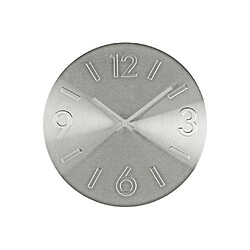 Versa Horloge Ronde D28 Argentée TOPAZE