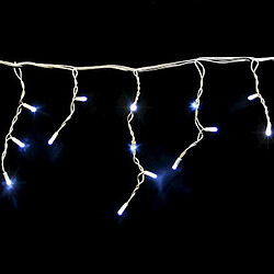 rideau stalactite - led - 3 x 0.6 mètres - 144 led - blanc - 16 descentes - festilight 50421-16-w0-z