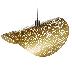 Beliani Lampe suspension KRISHNA Métal Doré pas cher