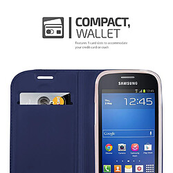 Cadorabo Coque Samsung Galaxy S3 MINI Etui en Bleu pas cher