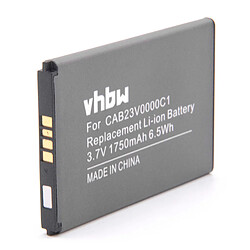 Batterie 1750mAh (3.7V) vhbw pour téléphone portable smartphone Alcatel One Touch Link Y800, Y800Z comme CAB23V0000C1.