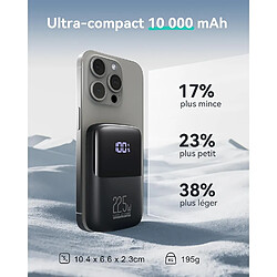 SANAG Batterie Externe, Mini 10000Mah 22.5 W Power Bank Charge Rapide Chargeur Portable, Usb C Out & Input Powerbank Avec Support Pour Iphone 16 15 14 13 Pro Plus Samsung S23 S22 Airpods Ipad Etc