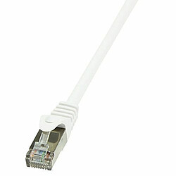 LogiLink EconLine Câble réseau Cat6 F/UTP AWG26 7,50 m Blanc