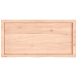 Acheter vidaXL Étagère murale 100x50x(2-6) cm bois de chêne massif non traité