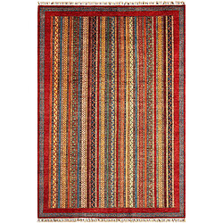 Vidal Tapis de laine 290x203 rouge Torkman