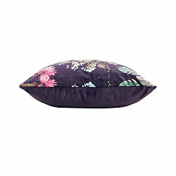 Paris Prix Coussin Imprimé Déco Flower Life 45x45cm Prune