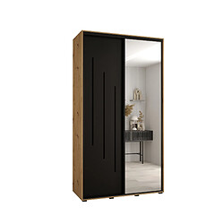 Abiks Meble Armoire DAVOS 9 À Portes Coulissantes 235,2/140/60 2 Portes