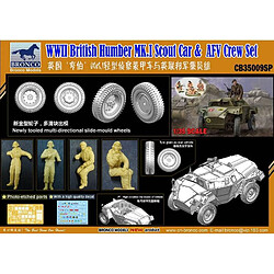 Bronco Models Maquette Véhicule Wwii British Humber Mk.i Scout Car & Afv Crew Set