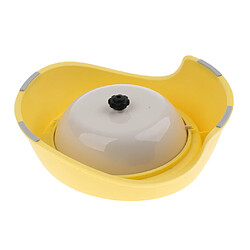 Os rotatif Slow Feeder chien bol chien chiot chat plateau d'alimentation jaune pas cher