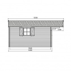 Avis Solid Abri jardin bois Chamonix - 19.98 m² - 4.78 x 4.18 x 2.35 m - 40 mm