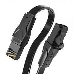 Câble réseau plat UTP RJ45 Cat6 Vention - 15 m - Couleur noire