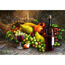 Castorland- Fruit and Wine-1000 Pieces Puzzle, C-104604-2, coloré