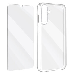 Avizar Coque protection intégrale pour Samsung Galaxy A15 5G verre trempé Transparent