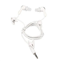 3,5 Mm étanche écouteurs Casque De Natation Stéréo Pour Radio MP3 IPod Blanc