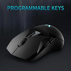 Acheter Universal Mouse de jeu 2.4G sans fil 16000dpi OLED éclairage RGB PMW3389 moteur pour PUBG LOL FPS jeux | Mouse