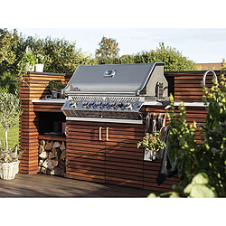 Avis Barbecue gaz encastrable Prestige Pro 665 inox avec rôtissoire / Napoleon