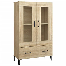 vidaXL Buffet haut Chêne sonoma 70x31x115 cm Bois d'ingénierie