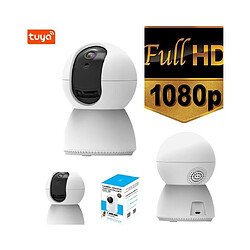 Optex CAMERA DE SURVEILLANCE INTERIEURE WIFI FULL HD 1080P CAPACITE SD 128GO MOTORISEE IP44 DETECTION DE MOUVEMENT