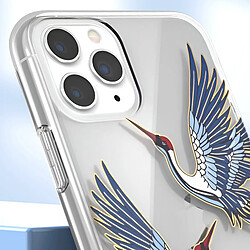 Acheter Adidas Coque Silicone pour iPhone 11 Pro Oiseau Coloré Bords Surélevés Transparent