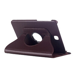 Acheter Wewoo Housse Étui marron pour Samsung Galaxy Tab S2 8.0 Litchi Texture 360 degrés rotation en cuir avec support multi-fonctionnel