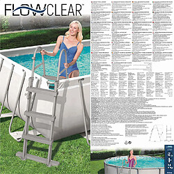 Acheter Bestway Échelle de piscine à 4 marches Flowclear 107 cm