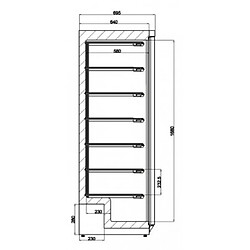 Avis Congélateur Professionnel - Inox 555 L - Combisteel - R600aAcier inoxydable1 PortePleine