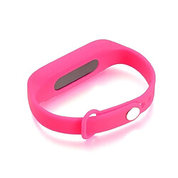 Wewoo Bracelet connecté Magenta Wristband Wearable 8 Go numérique enregistreur vocal, un bouton enregistrement de temps long pas cher